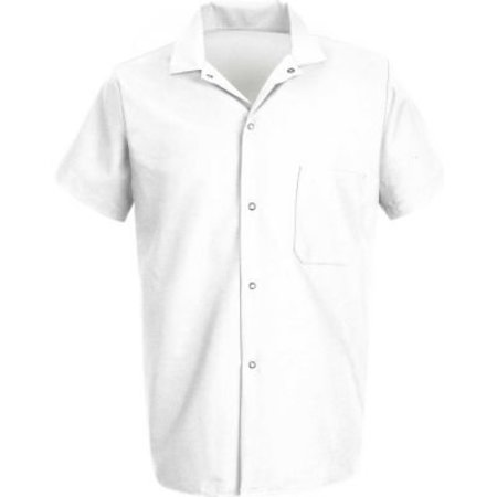 VF IMAGEWEAR Chef Designs Cook Shirt, White, 65% Polyester/35% Cotton, L 5020WHSSL